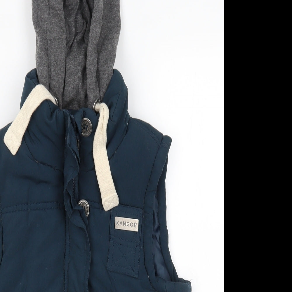 Kangol Womens Blue   Gilet Coat Size 10  - puffer jacket