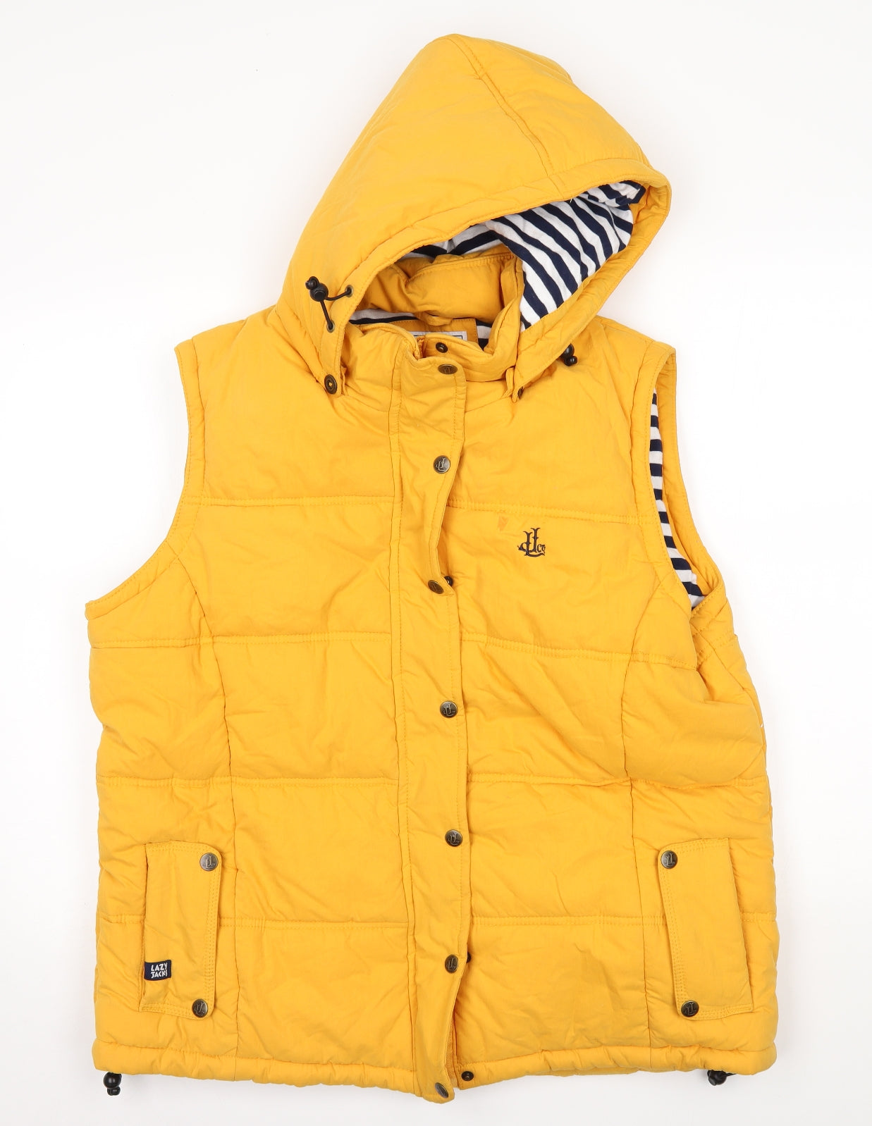 Lazy Jacks Mens Yellow   Gilet Coat Size 2XL
