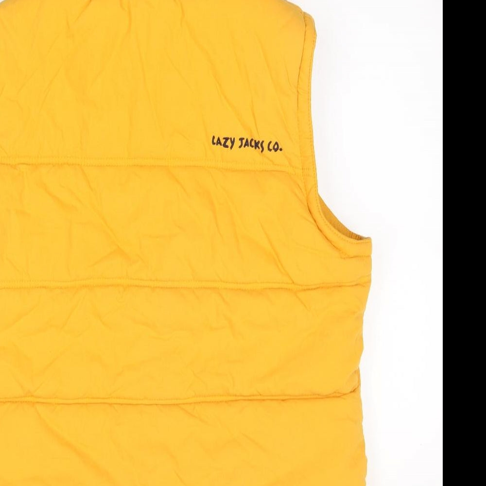 Lazy Jacks Mens Yellow   Gilet Coat Size 2XL