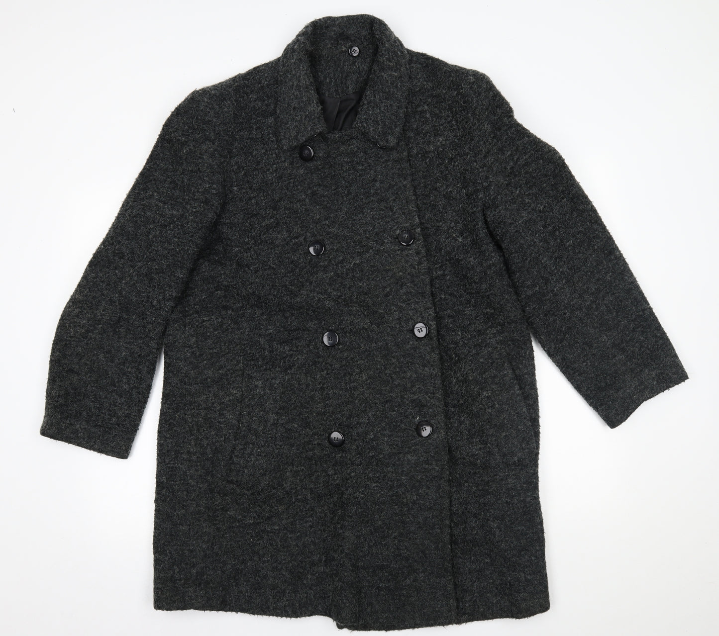 Berkertex Womens Grey   Pea Coat Coat Size 12