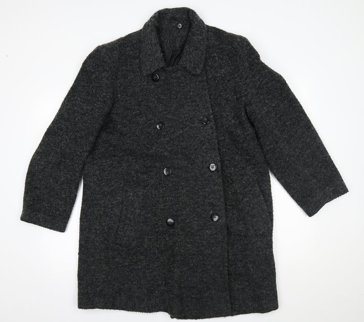 Berkertex Womens Grey   Pea Coat Coat Size 12