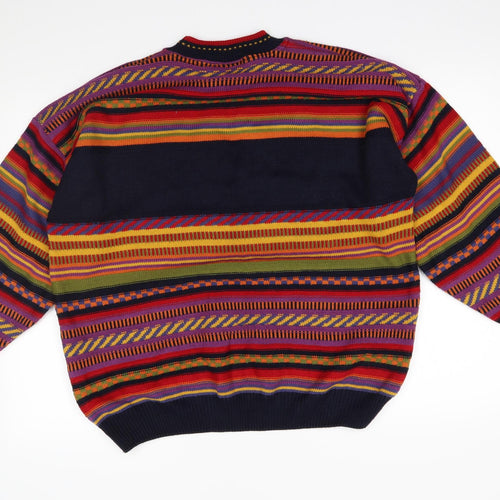 sweater shop Womens Multicoloured Striped   Sweatshirt Size 20
