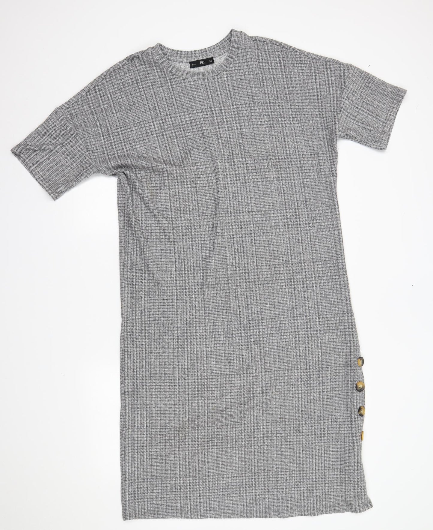 F&F Womens Grey   Jumper Dress  Size 18