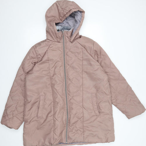 anne de lancay Womens Beige   Rain Coat Coat Size L