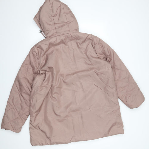 anne de lancay Womens Beige   Rain Coat Coat Size L