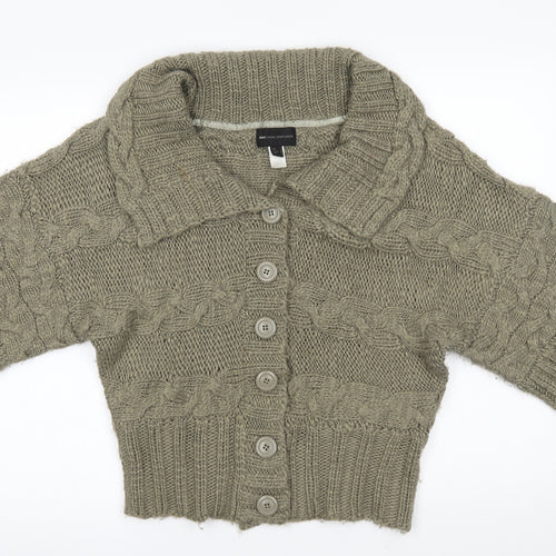 mng Womens Green   Cardigan Jumper Size L