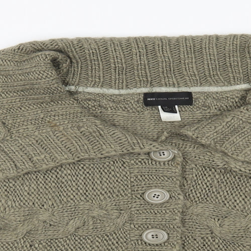 mng Womens Green   Cardigan Jumper Size L