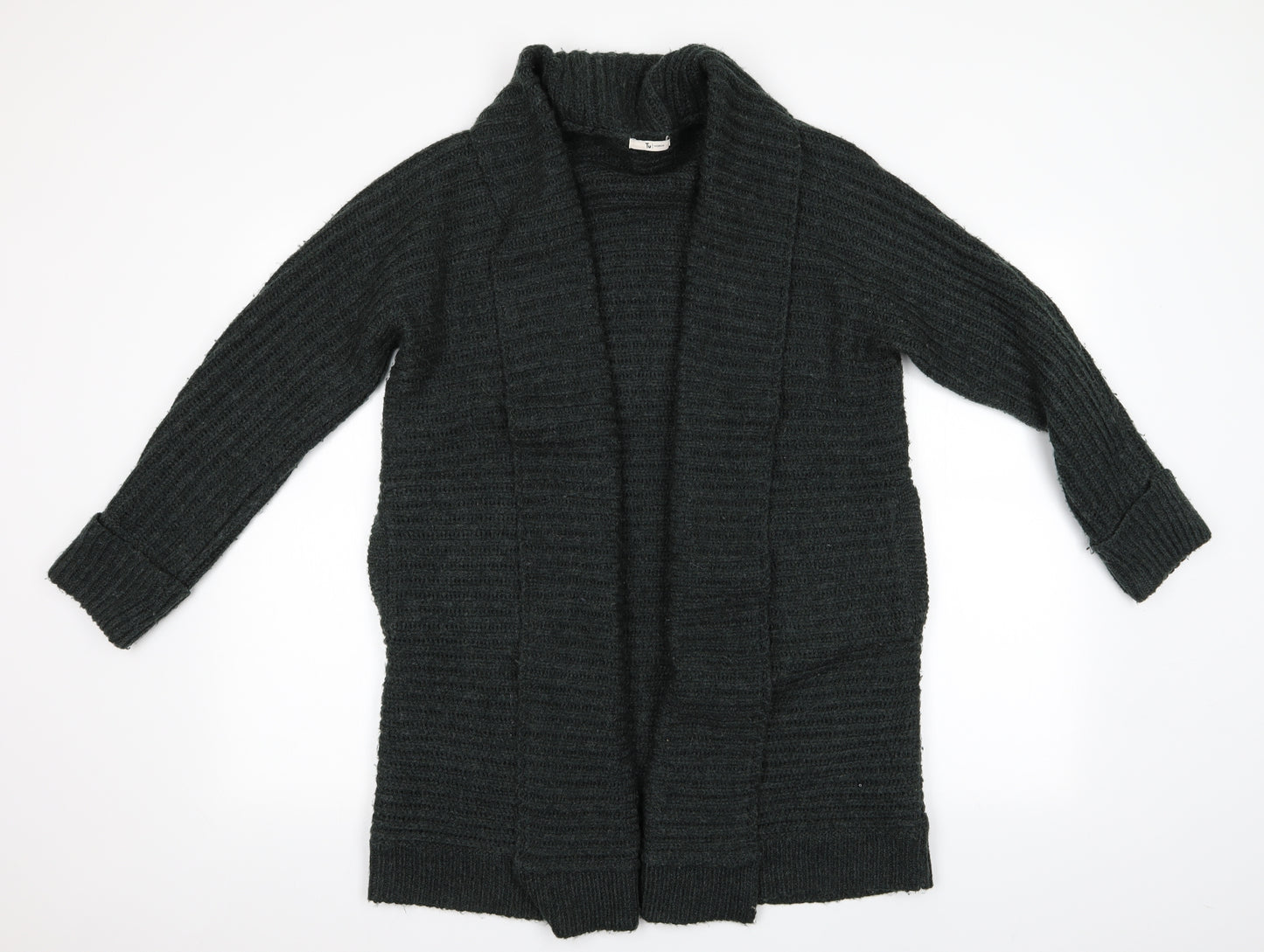 TU Womens Green   Cardigan Jumper Size 12  - Longline