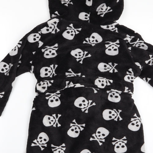 Bluezo Boys Black    Gown Size 5-6 Years  - Skull & Crossbone Print