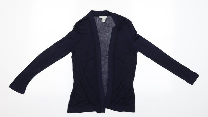 H&M Womens Blue Cardigan Jumper Size 6