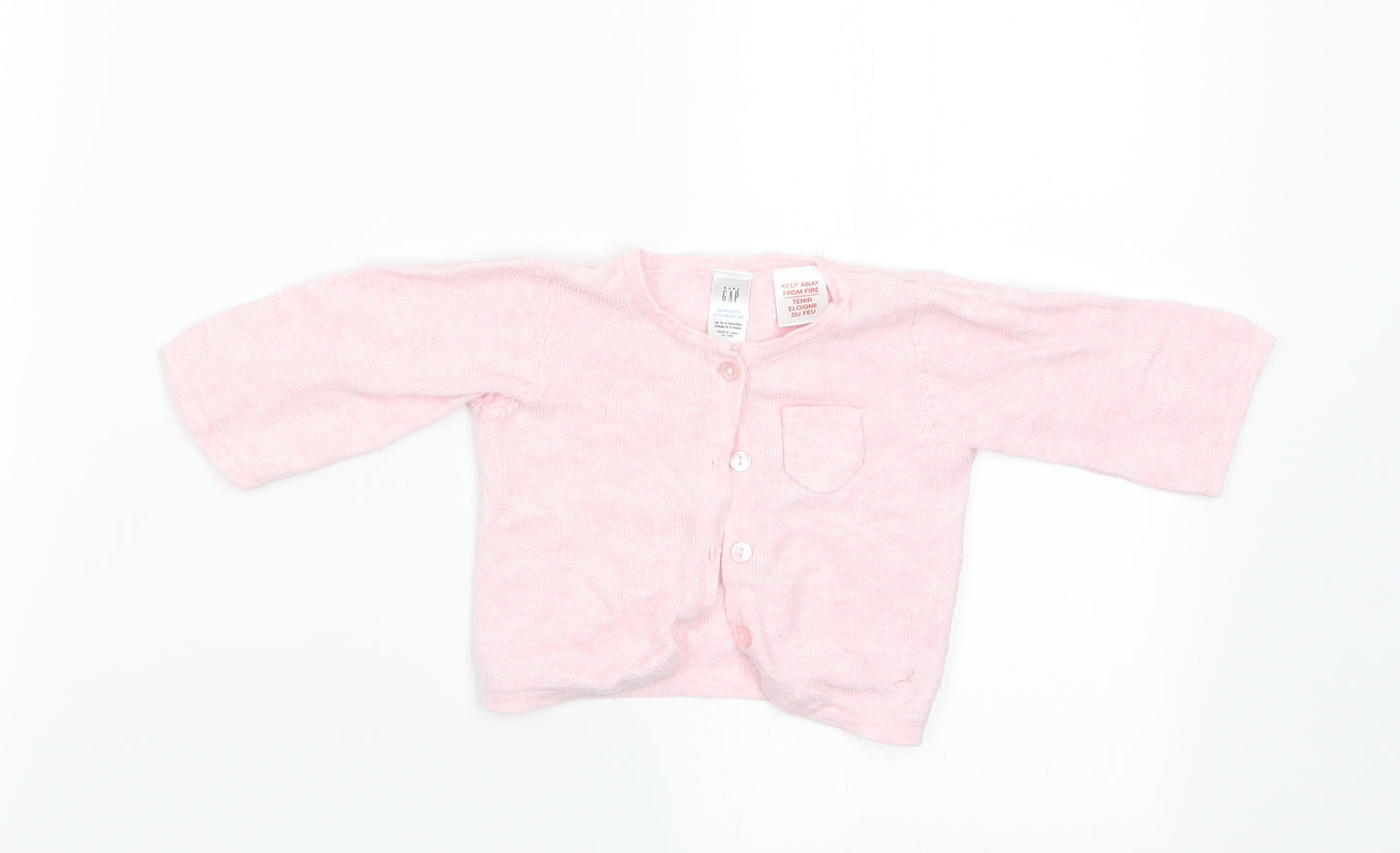 Gap Girls Pink   Cardigan Jumper Size 0-3 Months