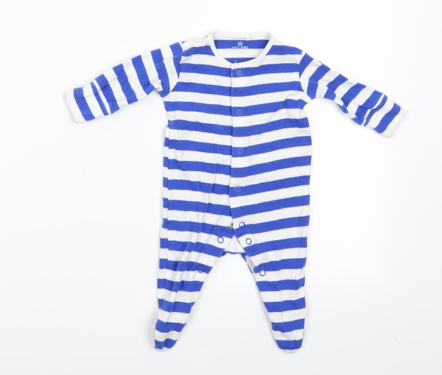 NEXT Boys Blue Striped   One-Piece Size 0-3 Months