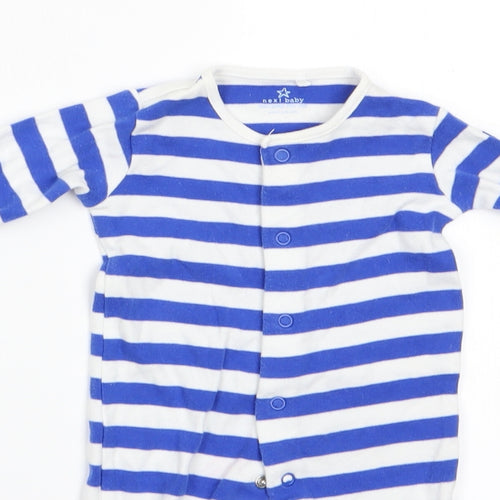 NEXT Boys Blue Striped   One-Piece Size 0-3 Months