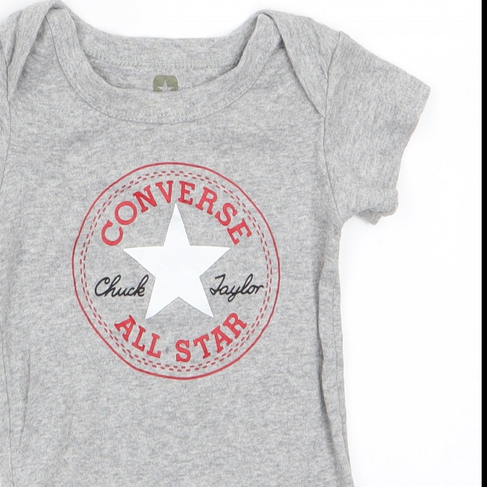 Convers Boys Grey   Romper One-Piece   - Converse All Star