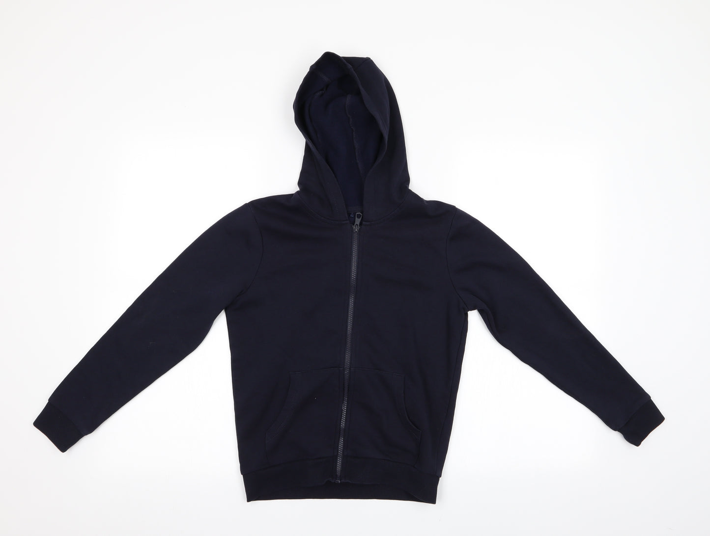 George Boys Blue   Full Zip Hoodie Size 9-10 Years