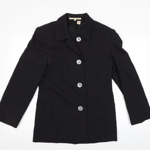 Perry Ellis Womens Black   Jacket  Size 6