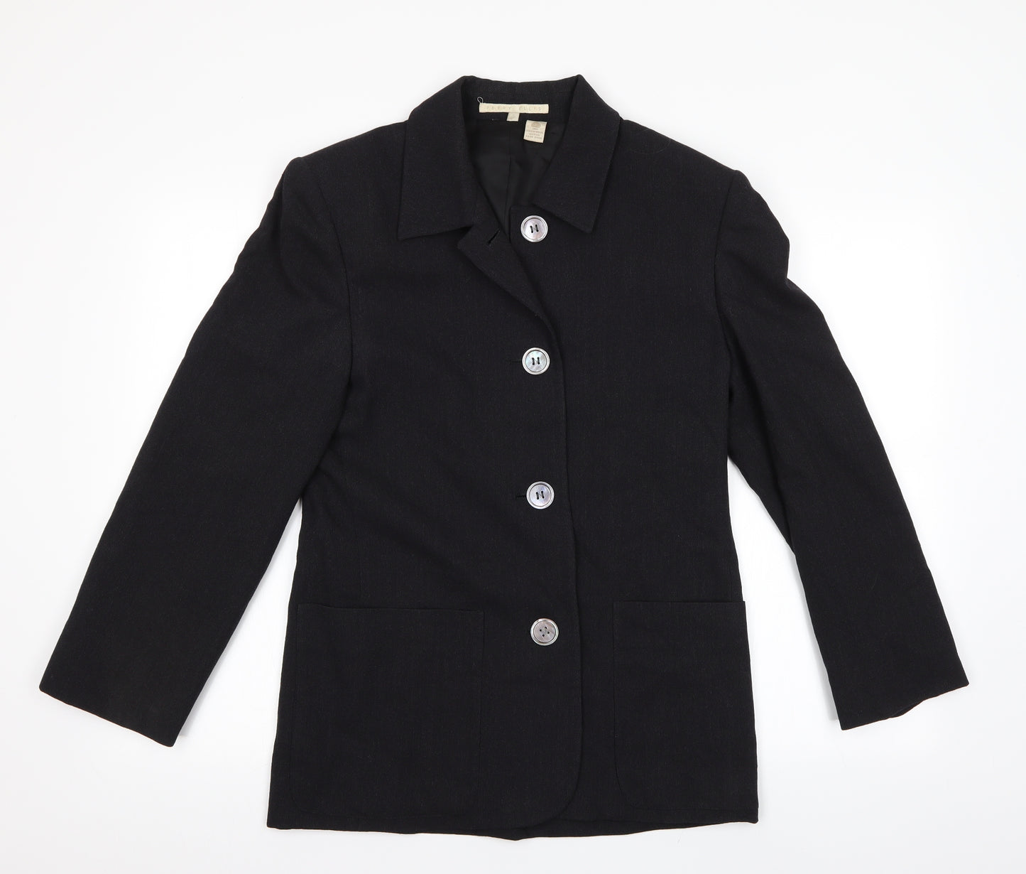 Perry Ellis Womens Black   Jacket  Size 6