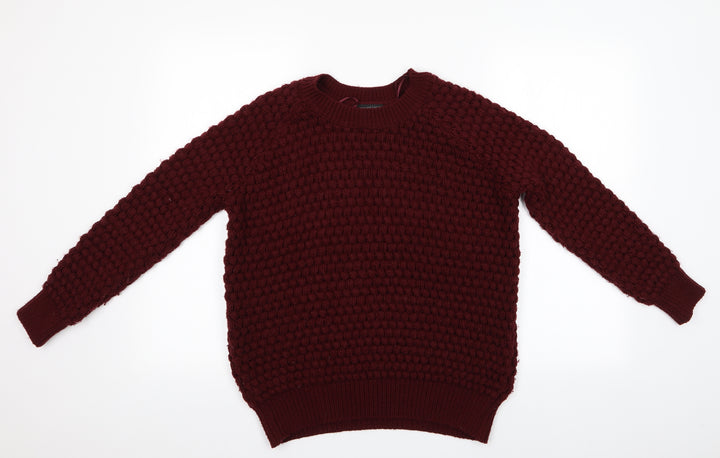 Topshop Womens Brown Pullover Jumper Size 6