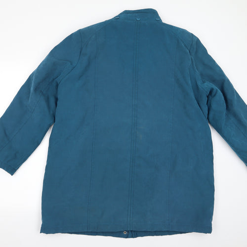 BM Collection Womens Blue   Jacket Coat Size L