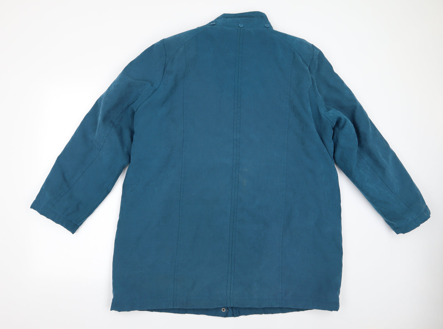 BM Collection Womens Blue   Jacket Coat Size L