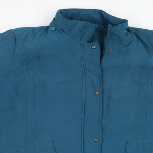 BM Collection Womens Blue   Jacket Coat Size L