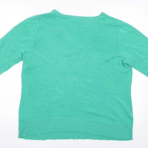 Love Knitwe Womens Green   Pullover Jumper Size 18