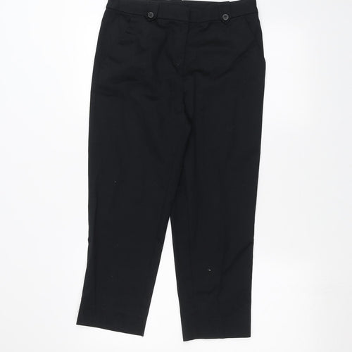 TU Womens Black   Trousers  Size 10 L22 in