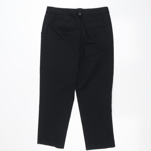 TU Womens Black   Trousers  Size 10 L22 in