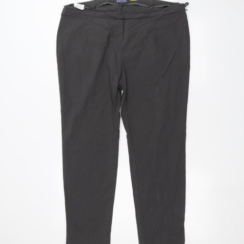 Biaggini Womens Grey   Trousers  Size 38 L26 in
