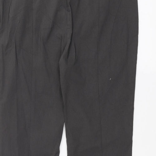 Biaggini Womens Grey   Trousers  Size 38 L26 in