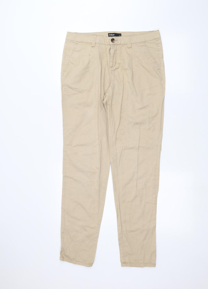 Cubus Womens Brown   Trousers  Size 8 L28 in