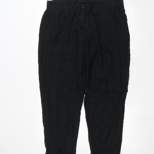Marks and Spencer Womens Black   Trousers  Size 36 in L26 in