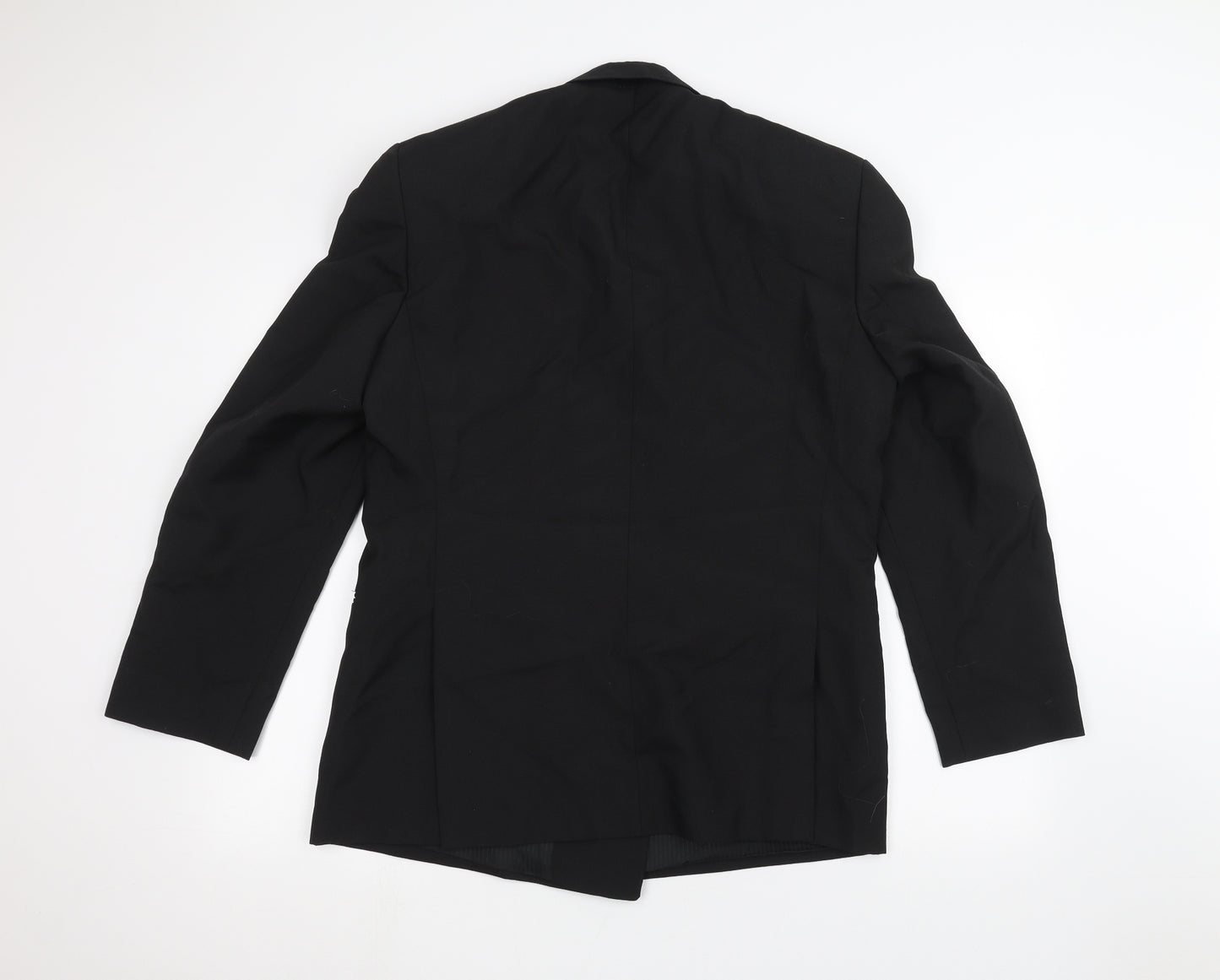 Preworn Mens Black   Jacket Suit Jacket Size 40