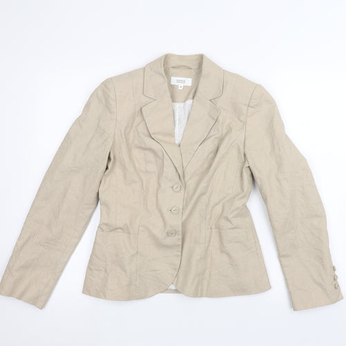 Marks and Spencer Womens Beige   Jacket  Size 10