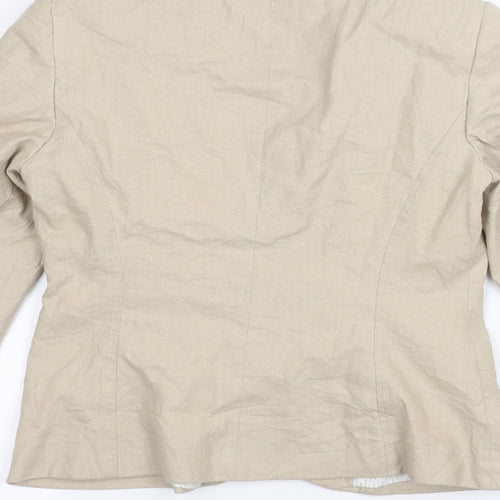 Marks and Spencer Womens Beige   Jacket  Size 10