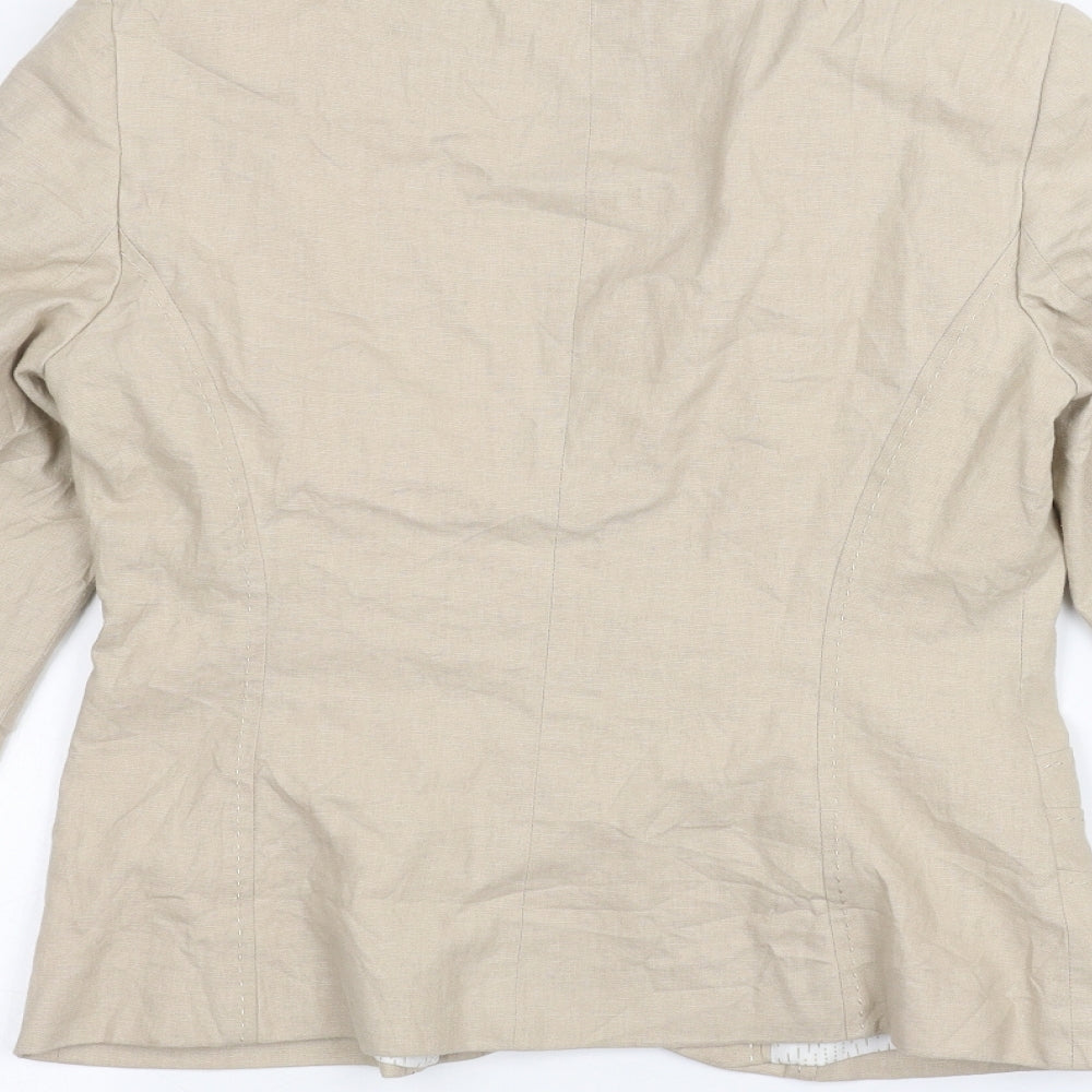 Marks and Spencer Womens Beige   Jacket  Size 10