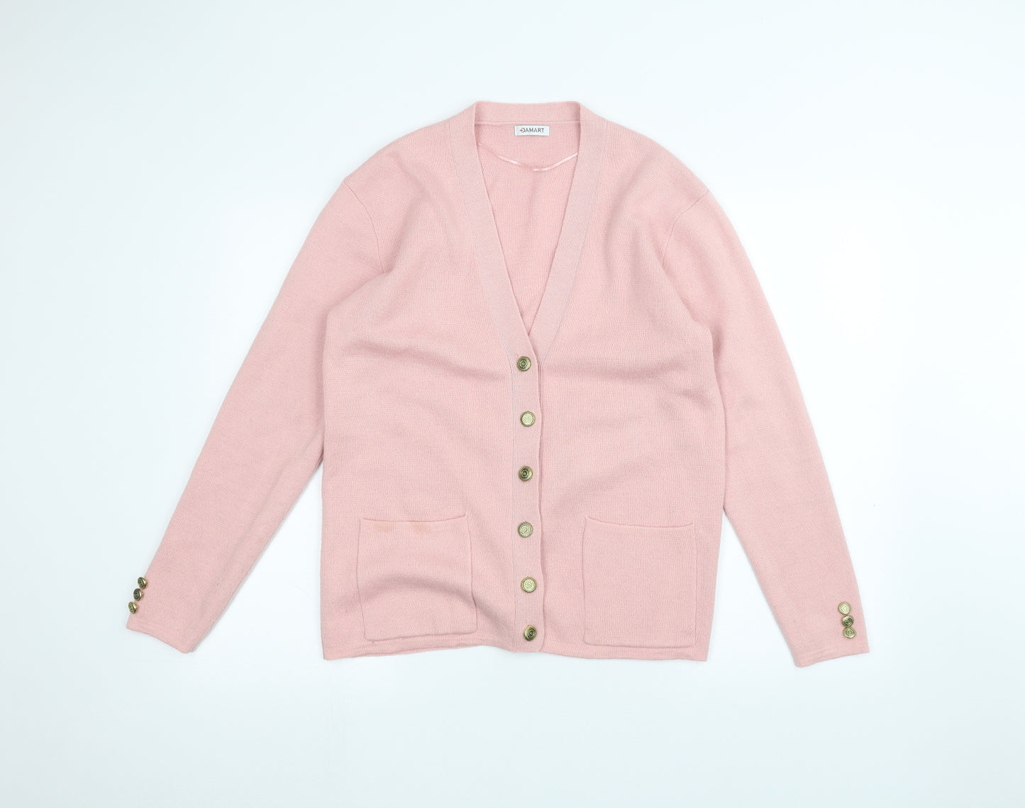 Damart Womens Pink   Cardigan Jumper Size 10