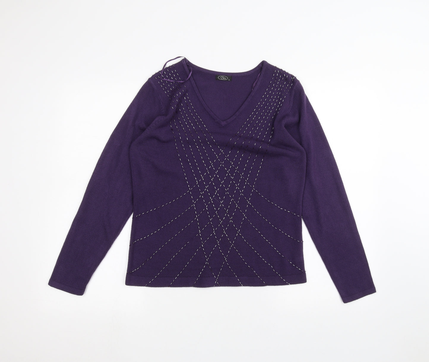 BM Womens Purple   Pullover Jumper Size S