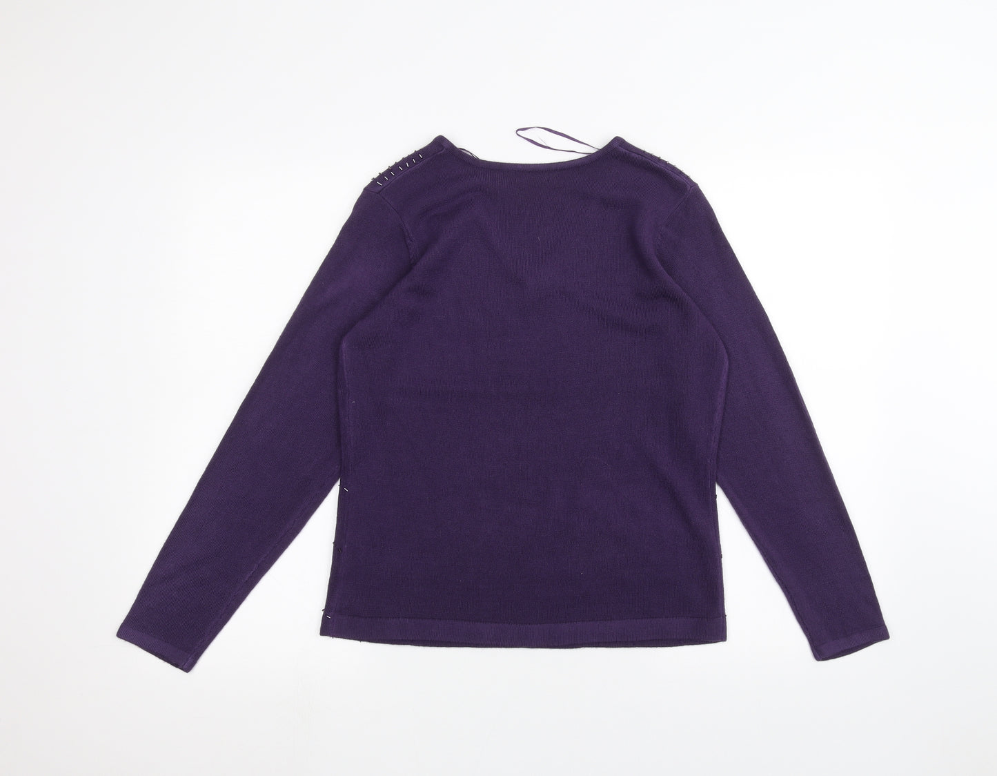 BM Womens Purple   Pullover Jumper Size S