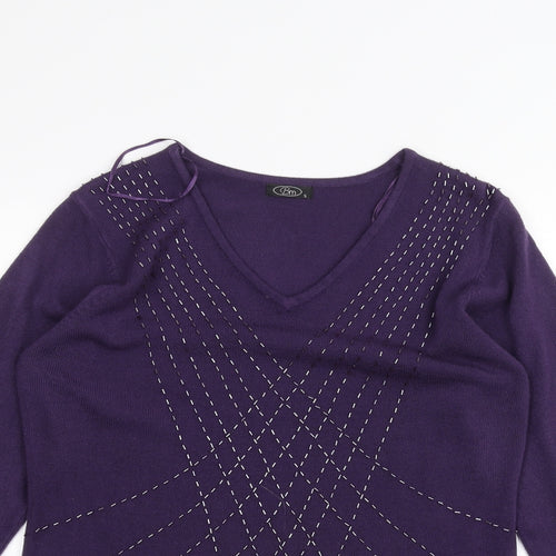 BM Womens Purple   Pullover Jumper Size S