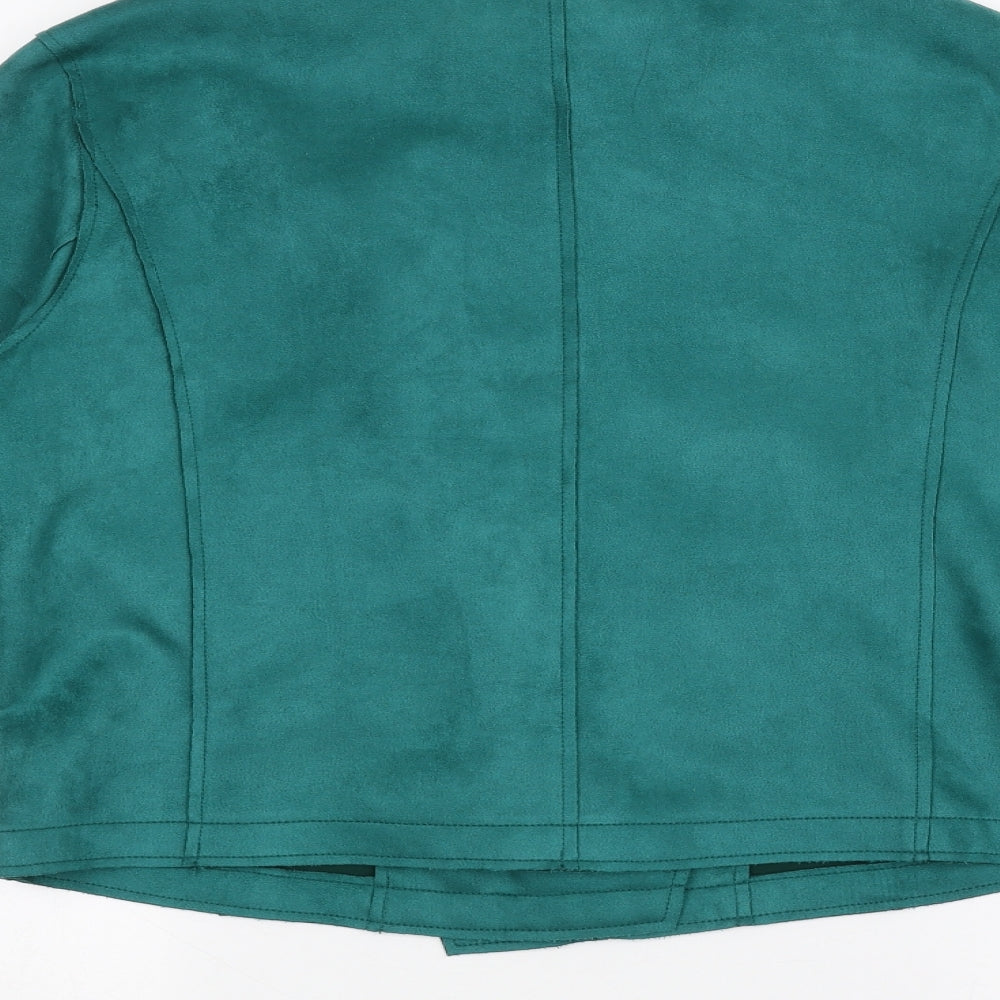 miss Womens Green   Jacket Coatigan Size 12