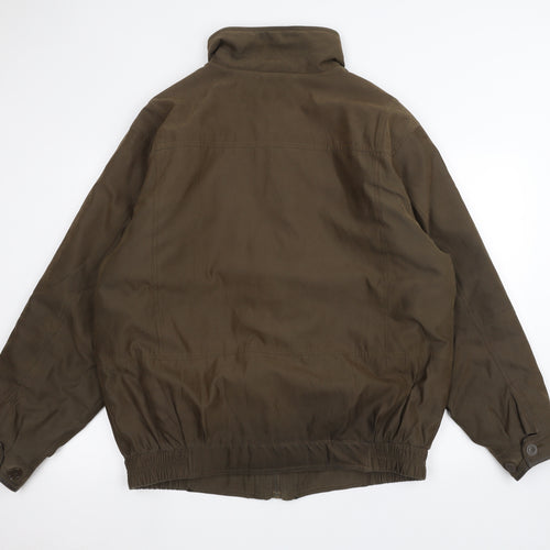 EWM Mens Brown   Pea Coat Coat Size L