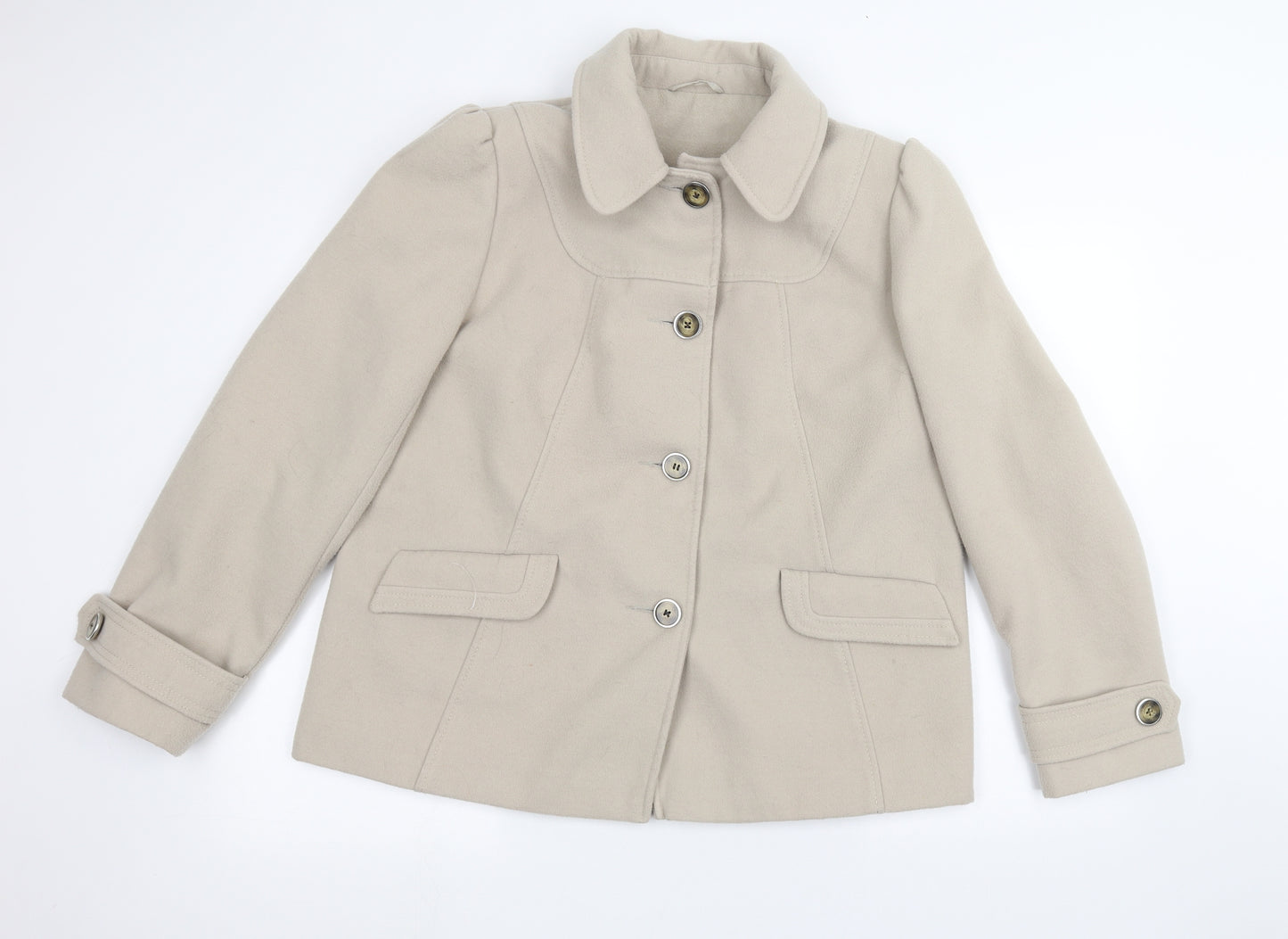 BHS Womens Beige   Jacket  Size 16