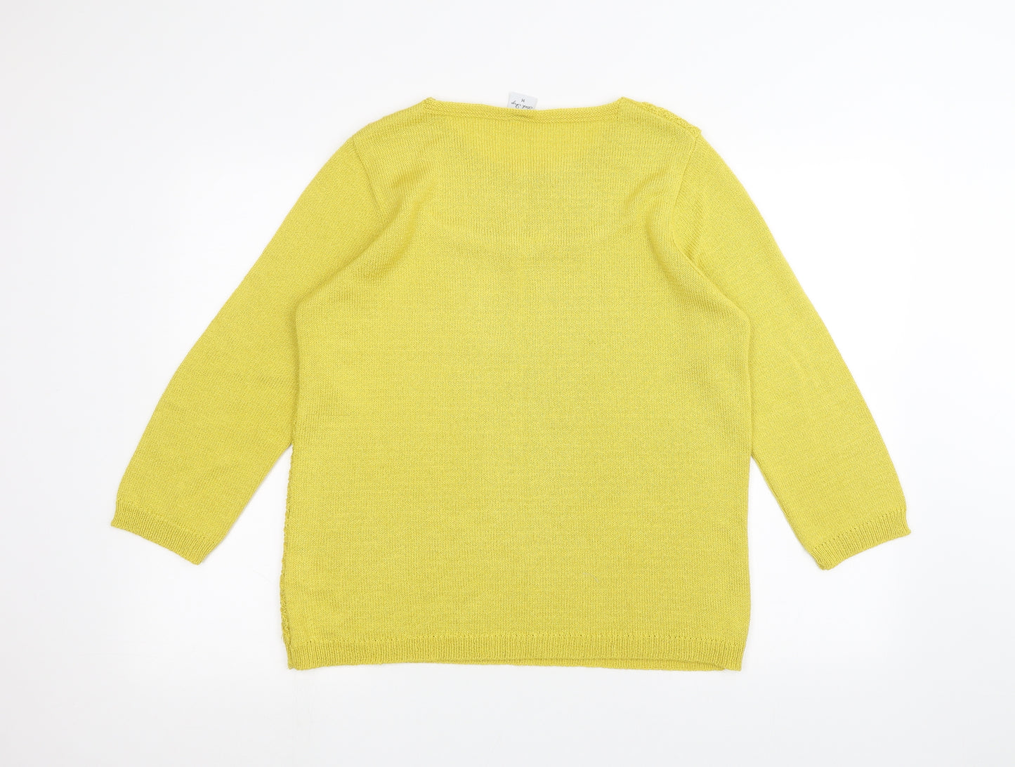 Stack shop Womens Yellow   Pullover Jumper Size M