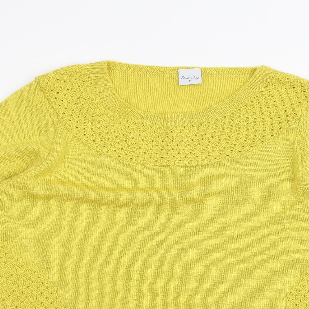Stack shop Womens Yellow   Pullover Jumper Size M