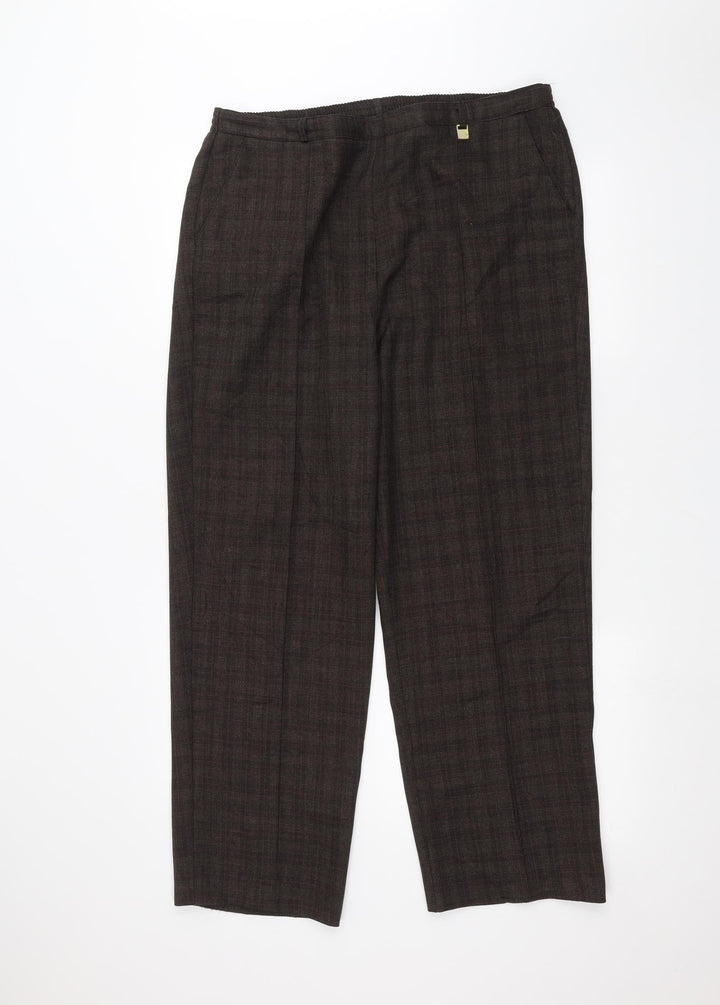 BM Womens Brown Trousers Size 16 L26 in
