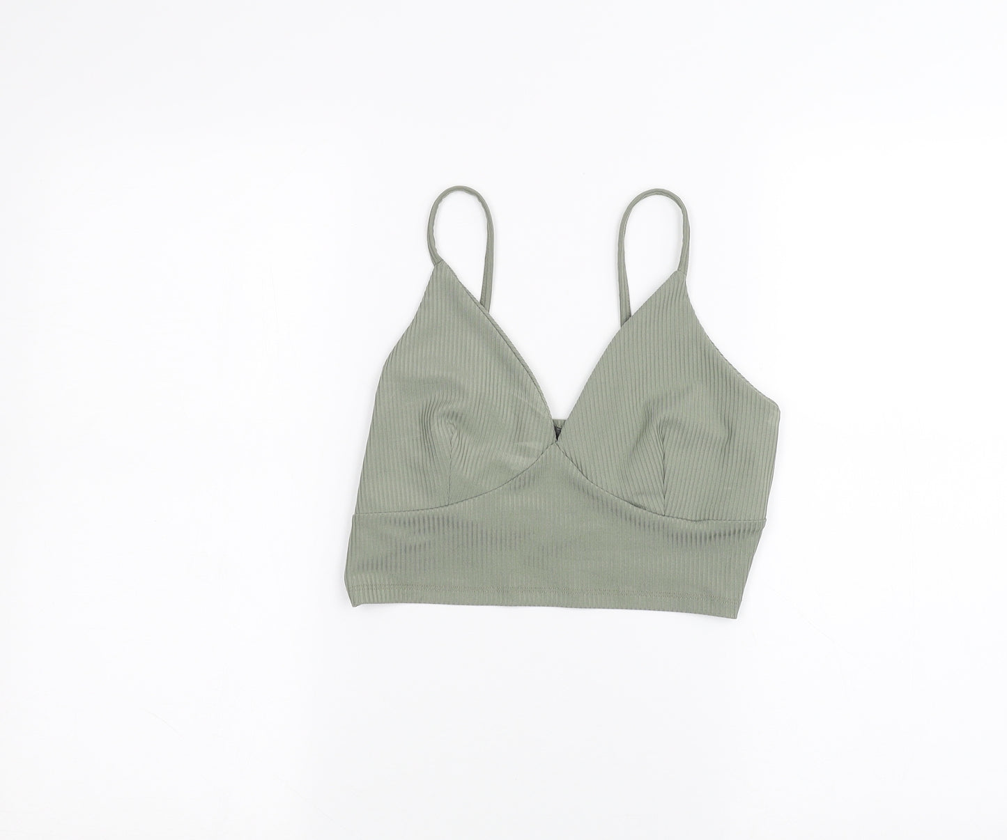Primark Womens Green   Cropped Blouse Size S