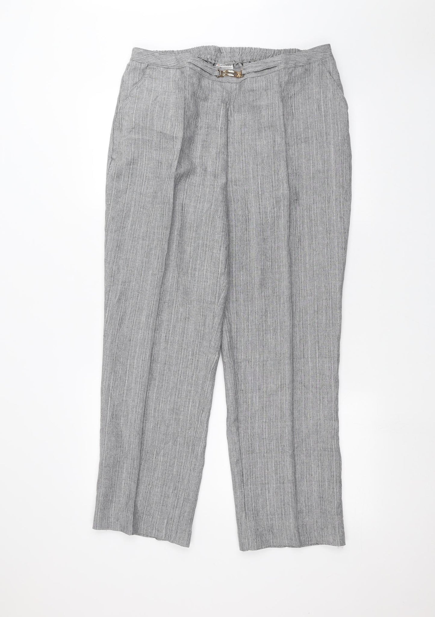Damart Womens Grey   Trousers  Size 18 L27 in