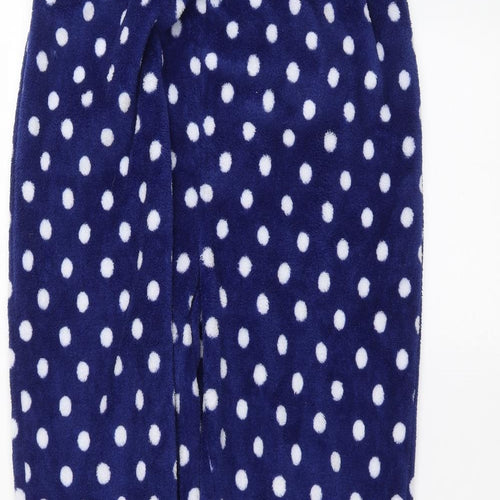 Preworn Womens Blue Polka Dot  Trousers  Size 12 L26 in