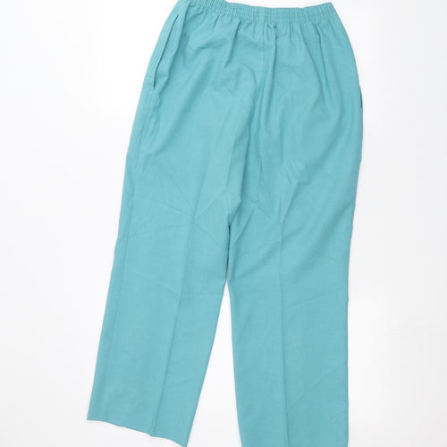 Marks and Spencer Womens Blue   Trousers  Size 10 L26 in